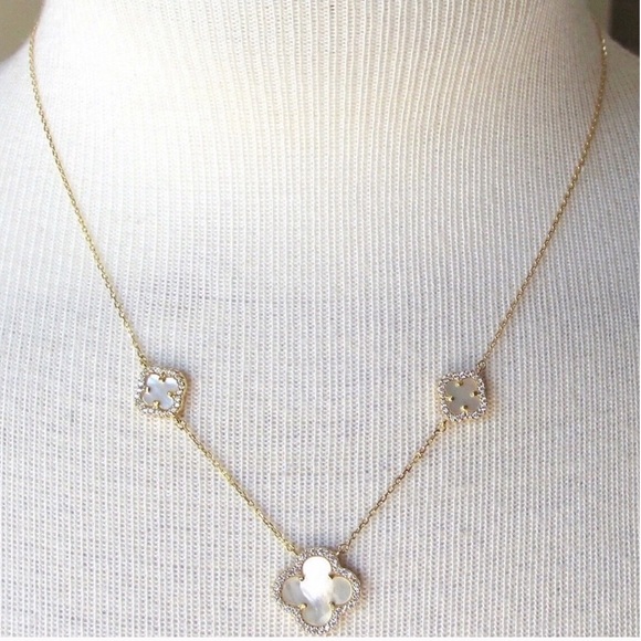 Neiman Marcus Jewelry - 18k GP Mother of Pearl Necklace